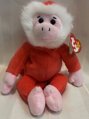 Ty Beanie Baby FOSTER the Capuchin Monkey 30th Anniversary NEW Plush Stuffed Toy